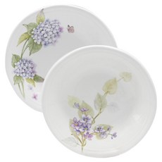 花園經典陶瓷圓形小菜碟 19.7 x 4.2 cm 2款, 野花, 紫丁香, 1個