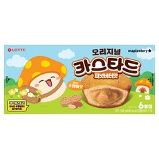 롯데카스타드 메이플스토리 콜라보 피넛버터맛, 1개, 138g