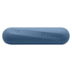 Tumaz 月熊 一體成型 環保材質 迷你啞鈴 莫蘭迪色系 單寧藍, 1個, 1kg