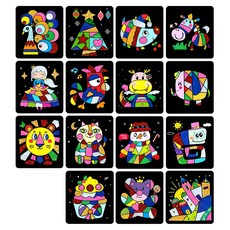 TODAY LIVING 燙金藝術 DIY 製作 美術遊戲套組 R69065A, 混合顏色, 1套