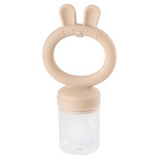 Momobin 矽膠兔子手柄果汁矽膠網, 1個, 法式焦糖烤布蕾