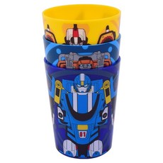 LiLFANT Tobot V 杯子3件組, 混合顏色, 1套, 180ml