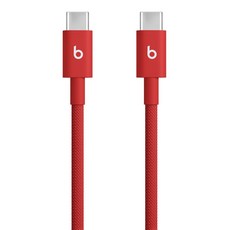 beats USB-C-USB-C編織線, 疾速紅, 1個, 1.5m