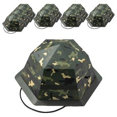minhwashop 國軍節紙軍帽製作 S2501670, 混合顏色, 10個