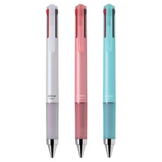 PILOT 百樂 Juice Up 3色優質多功能筆 0.4mm 3入, 白色 + 珊瑚色 + 薄荷綠(筆身), 黑色 + 紅色 + 藍色(墨水), 1套