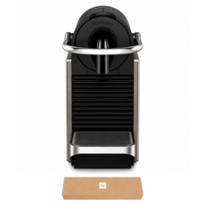 NESPRESSO Pixie 膠囊咖啡機 附咖啡膠囊 7顆, 極致鈦, C62
