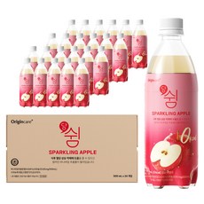 오리진케어 당쉼 애플 스파클링 당 걱정 없는 제로 탄산음료, 24개, 500ml