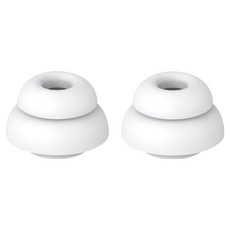 SPACE SHIELD 雙層音質矽膠耳塞套 2入組 適用於Galaxy Buds3 Pro, 白色, 1套
