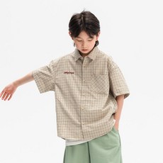 보이티브 왈라비 체크 셔츠 V1349