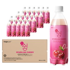 오리진케어 당쉼 체리 스파클링, 24개, 500ml