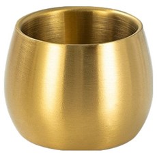 Daparang 不鏽鋼雙層真空杯 小 HJ1646, 金色, 1個