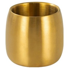 Daparang 不鏽鋼雙層真空杯 HJ1646, 金色, 1個