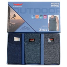 BFL OUTDOOR 男士 Inting 運動背心 3件組 BMR-1608