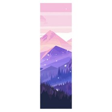 TIMLEI 速乾冷感毛巾/便攜冰涼巾 100 x 30cm, 夢幻雪山, 1個