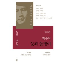눈과 돌멩이(제49회 이상문학상 작품집 2026년), 위수정 등저, 다산책방 위수정 등저, 다산책방