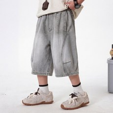 Arbe 雲朵水洗七分牛仔褲