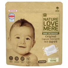 네이쳐러브메레 아기 캡슐세제 오리지널 향, 1개, 100개입