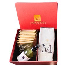 MORANDINI CAFFE 金曜熱動奇蹟 七萃咖啡纖體圓滿禮盒, 1套, biostase 熱能活性魅體凝膠 250ml + MORANDINI濾掛包 10個 + 極致榮耀咖啡豆 250g