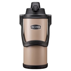 THERMOS 膳魔師 Travel King 便攜式露營大容量保冰水壺 FFV-3000K, 沙黑色, 1個, 3L