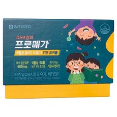 Chong Kun Dang 鍾根堂 Promega 植物性 rTG 咀嚼型 Omega-3 兒童 84g, 1個, 120錠