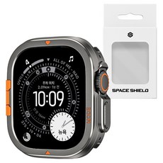 스페이스쉴드 블레이즈 메탈 PC 범퍼 스마트워치 케이스 49mm, 다크그레이, 1개