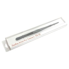 DooRep 蜥蜴藝術家專業不鏽鋼鑷子 255, 銀色, 1個