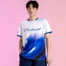 테크니스트 배드민턴 정규 게임웨어 스포츠 반팔티셔츠 TNT56052