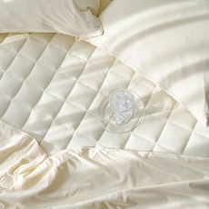 베베데코 히말라야 실키스노우 냉감 메쉬패드, 아이보리, 쿨매트