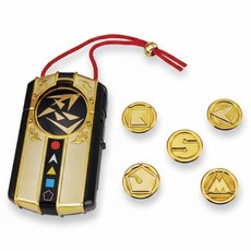 BANDAI 忍者戰隊 隱連者 印籠型變身器 30週年紀念版, 金色, 1套