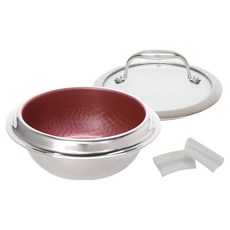 Cookcell 頂級系列全息圖方塊鑄鐵鍋, 紅色, 1個, 16cm