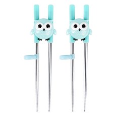 LiLFANT 雙手通用不鏽鋼學習筷 第2階段, Lilo, 2個