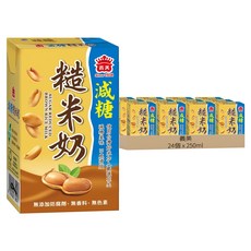 義美 減糖糙米奶, 24個, 250ml