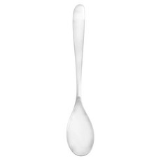 HOLA 和樂家居 查莉不鏽鋼餐匙 20cm, 流線霧銀, 1個