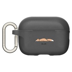 RHINOSHIELD 犀牛盾 無線耳機保護殼 I Love Doodle 狐狸 Fox off, 經典黑, 1個, AirPods Pro2