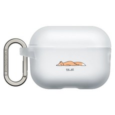 RHINOSHIELD 犀牛盾 AirPods Pro 無線耳機保護殼, 透明 I Love Doodle 狐狸 Fox off, 1個, ABT01171R4-XF02