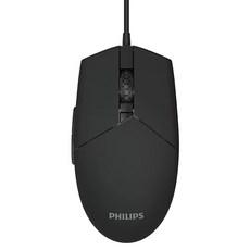 PHILIPS 飛利浦 炫彩 Wired 滑鼠 黑色 SPK9304