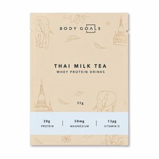 BODY GOALS 乳清蛋白飲 泰泰奶茶, 31g, 1個