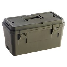AOTTO 創意傢俱 多功能加厚軍規可疊加工具收納箱 AL-2033GN 軍綠色 15L, 1個