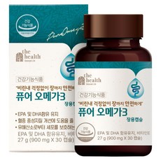 더헬스 알티지 퓨어 오메가3 장용성캡슐 27g, 1개, 30정