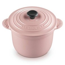LE CREUSET 萬用窈窕鑄鐵鍋, 甜心粉, 1個, 20cm