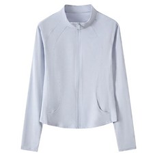 Kyhome 女款 立領原紗冰絲防曬衣/戶外修身防曬服/運動速乾防曬衣/外套 UPF120