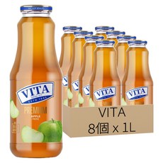 摩爾多瓦 VITA PREMIUM 蘋果汁, 8個, 1L