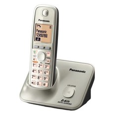 Panasonic 2.4GHz 高頻數位大字體無線電話 銀色, KX-TG3711SXN