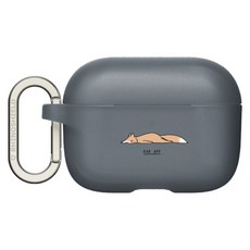 RHINOSHIELD 犀牛盾 AirPods Pro2 無線耳機保護殼 I Love Doodle 狐狸 Fox off, 循環灰, 1個, ABT0126908-XF02