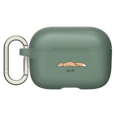 RHINOSHIELD 犀牛盾 AirPods Pro 無線耳機保護殼 I Love Doodle 狐狸 Fox off, 鼠尾草綠, 1個, ABT01171P2-XF02