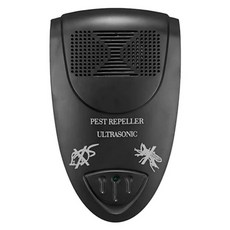 Ciel 超音波高頻電子滅蚊器/智能家用驅蚊器/驅蟲器/防蟑螂蒼蠅器/除蚊防蟻驅蟲器 全方位驅蚊 黑色, 6725