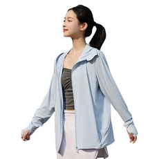 Kyhome 女款 涼感冰絲防曬衣/運動速乾防曬外套/防紫外線防曬服/抗UV連帽防曬衫