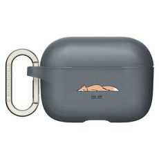 RHINOSHIELD 犀牛盾 AirPods Pro 無線耳機保護殼 I Love Doodle 狐狸 Fox off, 循環灰, 1個, ABT01171O8-XF02