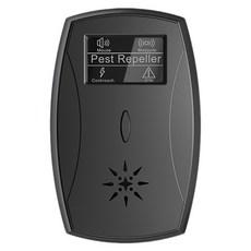 Ciel 強效型超聲波驅蟲驅鼠器 超聲波驅蚊 靜音多功能 滅鼠器家用 靜音捕鼠器 大功率驅趕 黑色, 50g, 1個