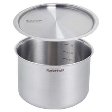 Roebenhoff 316Ti 不鏽鋼密封保鮮盒 配菜盒 High 1.53L, 1個